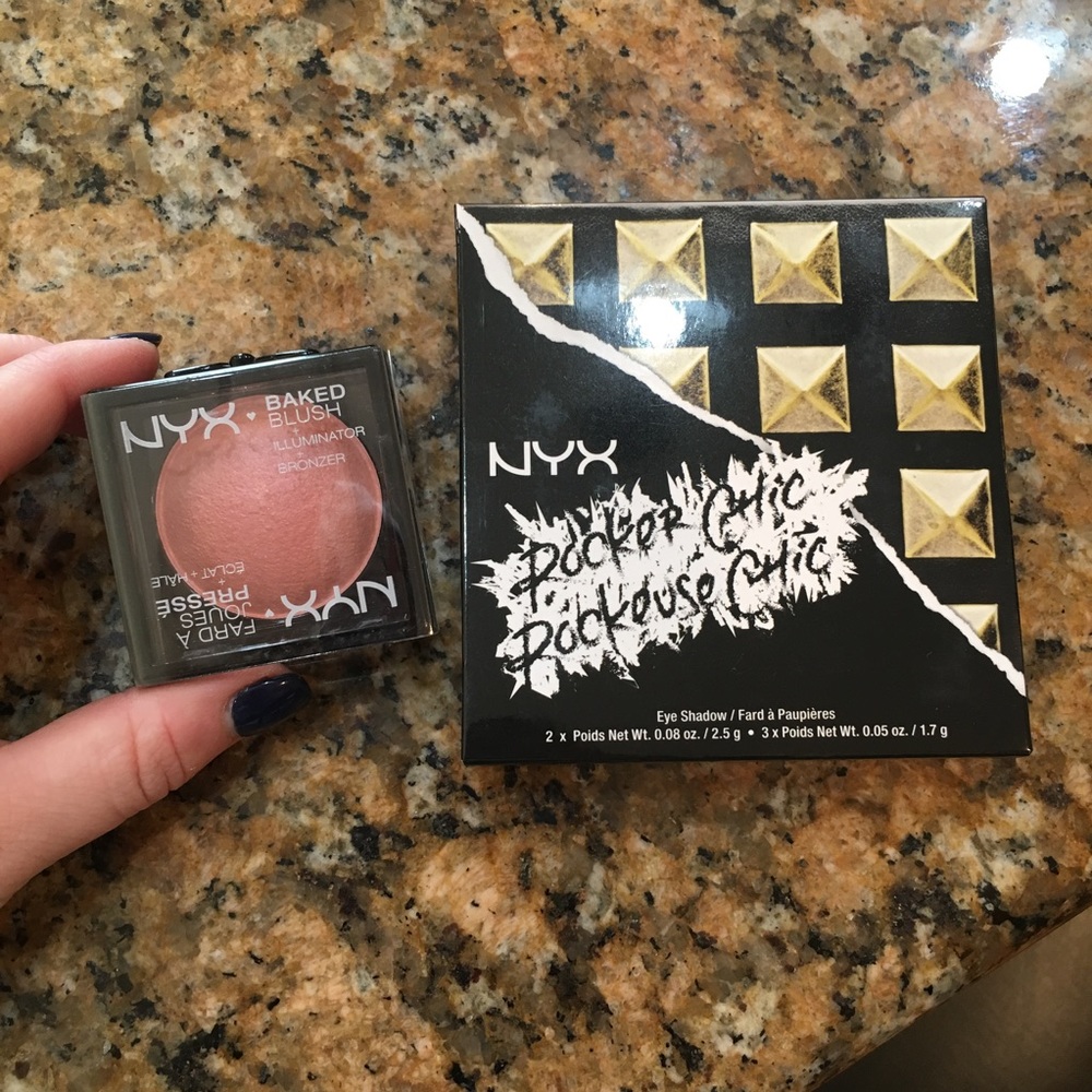 NEW! NYX makeup blush and eyeshadow palate - Picture 1 of 5